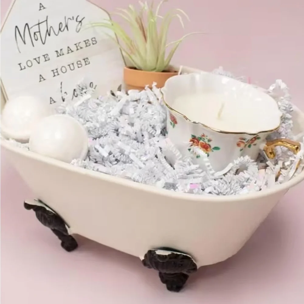 White and Cream Decorative Shredded Paper